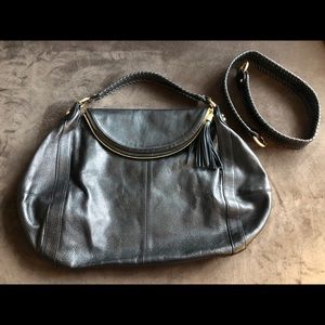 Black leather, gorgeous Onna Ehrlich bag